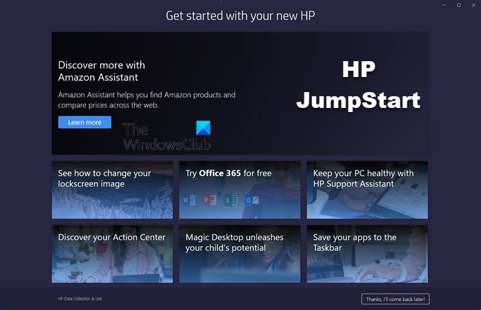 HP JumpStart app