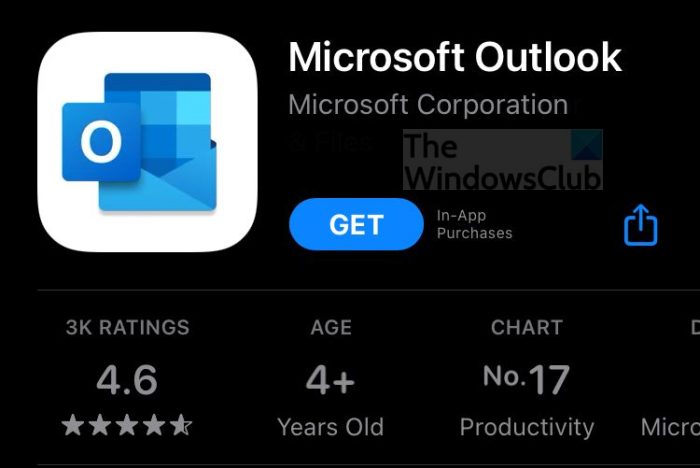 Outlook App iOS