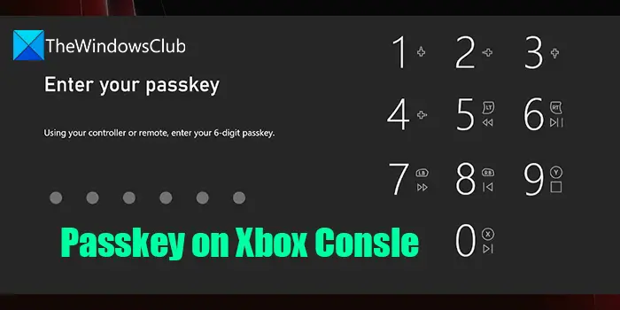 How to create a Passkey and Lock your Xbox console