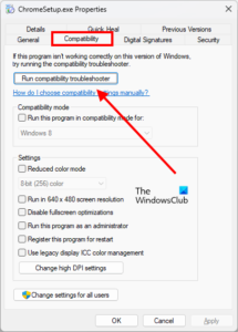 Troubleshooting Incompatible Program This program doesn't run on Windows 11 or Windows 10