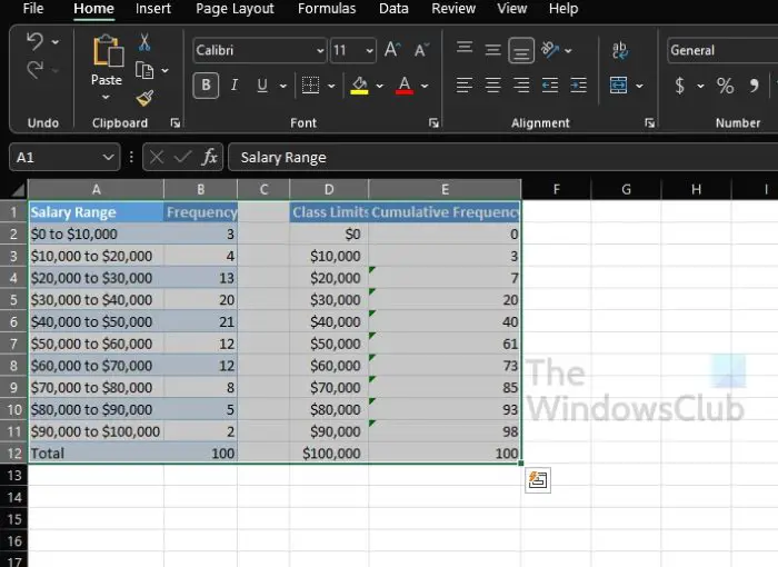 Select Data Sets Excel