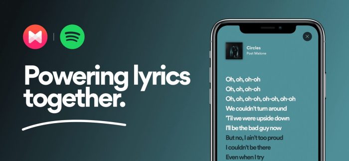 Spotify Lyrics Mobile