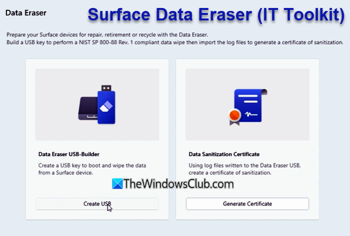 Surface Data Eraser (IT Toolkit)