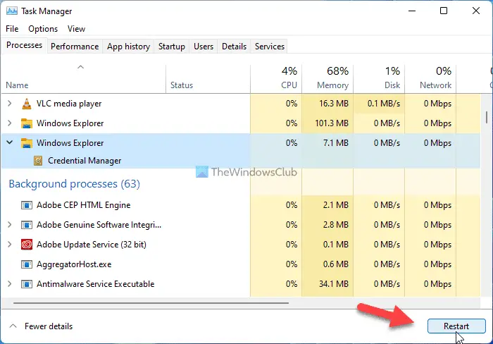 Credential Manager: UI Host is not responding RDP error