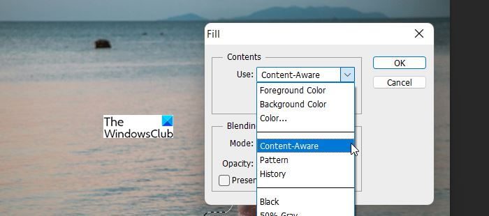 Use-Content-Aware - Fill Options
