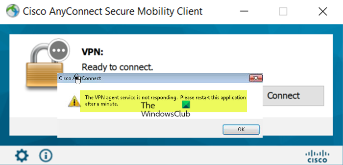 VPN Agent Service not responding or starting VPN Agent Service not responding or starting