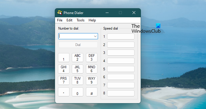 use Phone Dialer (dialer.exe) to make phone calls