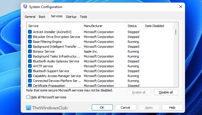 Fix NTOSKRNL.exe BSOD on Windows 11/10  