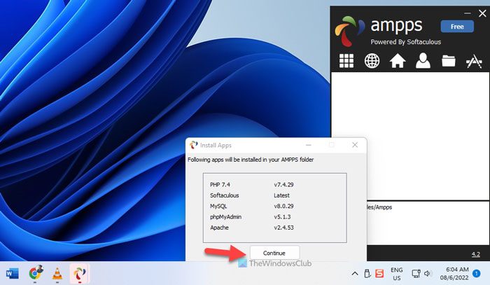 How to Install AMPPS Stack on Windows 11