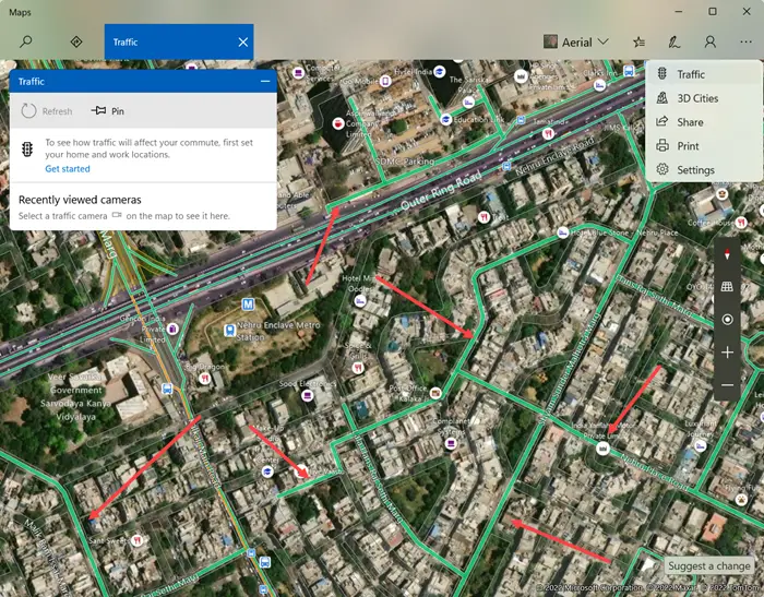 Maps App Traffic