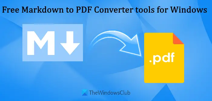 markdown to pdf converter tools