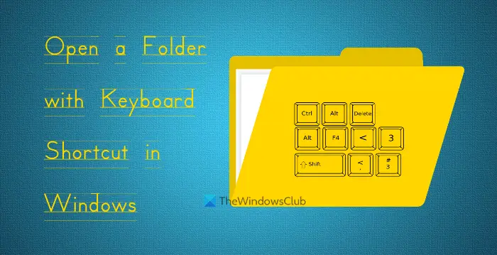 Open Folder with Keyboard Shortcut in Windows