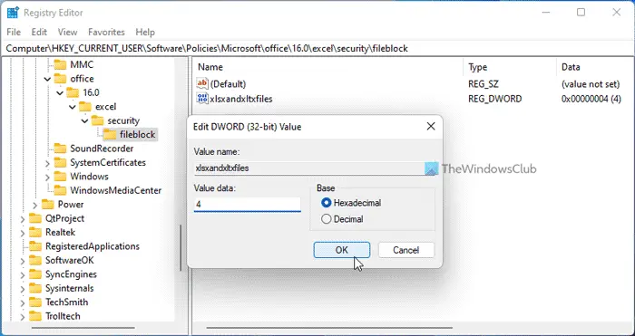 How to always open old Excel spreadsheets in Protected View using Registry