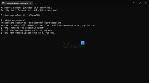 How to use SteamCMD on Windows PC