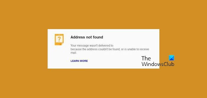 Fix Address Not Found error in Gmail - 29