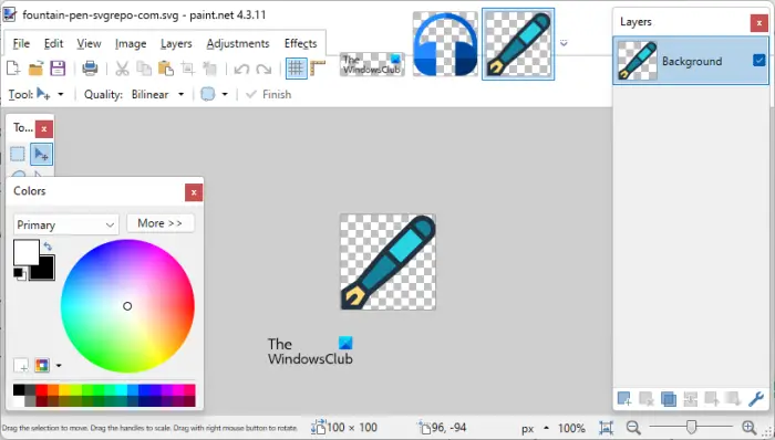 Convert SVG to JPG using Paint dot net