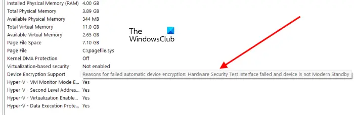 How to check device encryption support