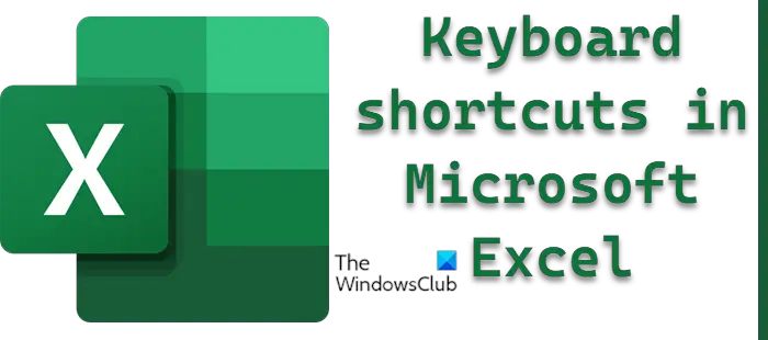 Keyboard shortcuts in Microsoft Excel