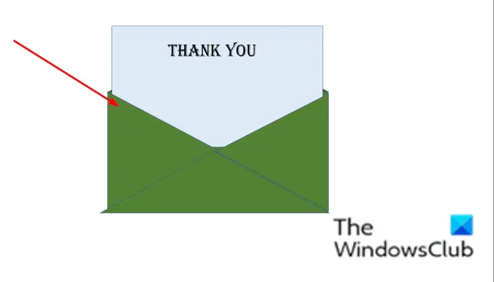 Result (Animation Envelope in PowerPoint Pulling out the card)