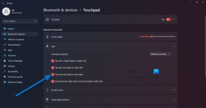 Turn On Or Off Tap Twice And Drag To Multi Select On Touchpad
