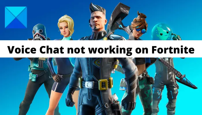 Voice Chat not working on Fortnite