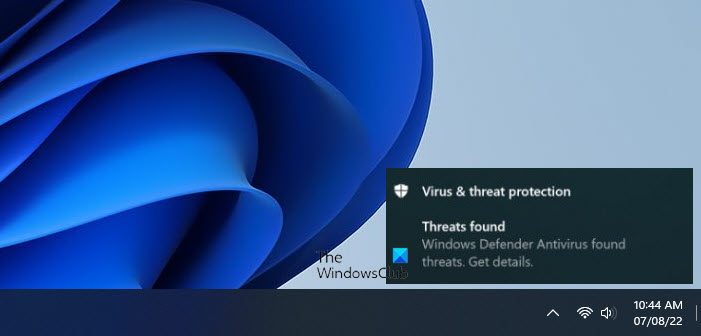 Windows Defender N'Arrête Pas De Dire Que Des Menaces Ont Été Trouvées 1 Windows Defender N'Arrête Pas De Dire Que Des Menaces Ont Été Trouvées