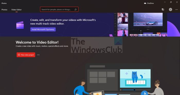 Windows Photos Video Editor