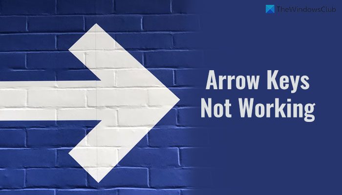 Fix Arrow keys are not working in Windows 11/10