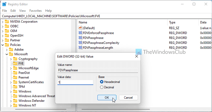 Come configurare l'uso delle password per le unità dati fisse