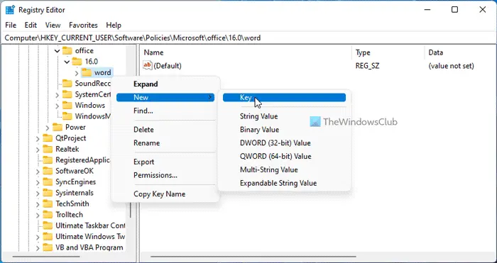 Make Word always create a backup copy of a document