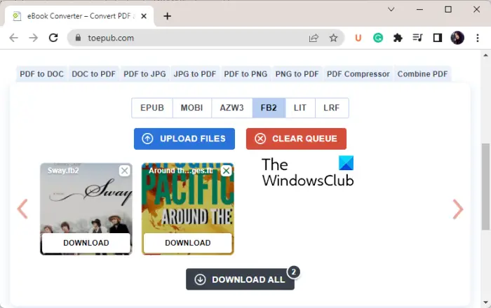 Convert FB2 to EPUB using free software and online tools