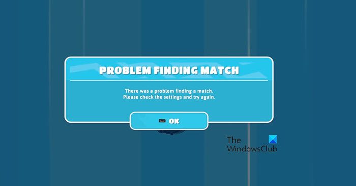 Fall Guys Problem Finding Match