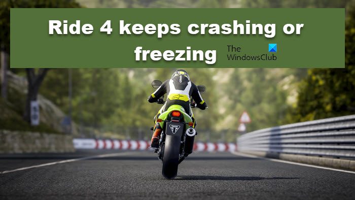 Ride 4 keeps freezing or crashing with black screen on startup
