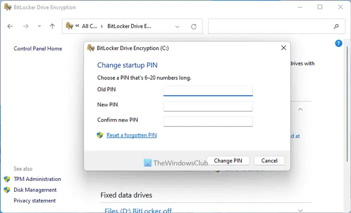 How to update BitLocker Password on Protected Drive in Windows