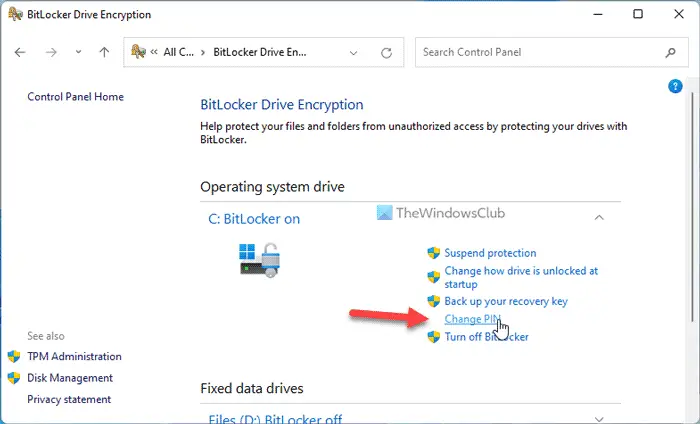 How to update BitLocker Password on Protected Drive in Windows