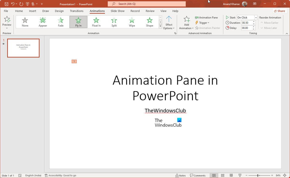 How to use the Animation Pane in PowerPoint to apply animations