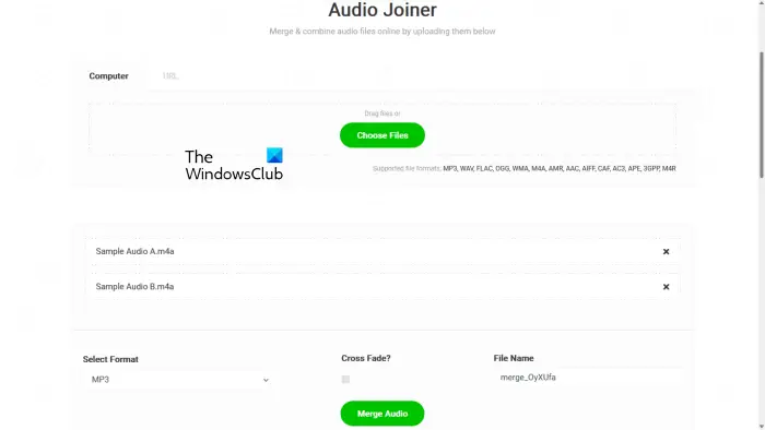 Audio Joiner from MP3Cutter