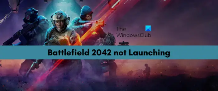 Battlefield 2042 not Launching