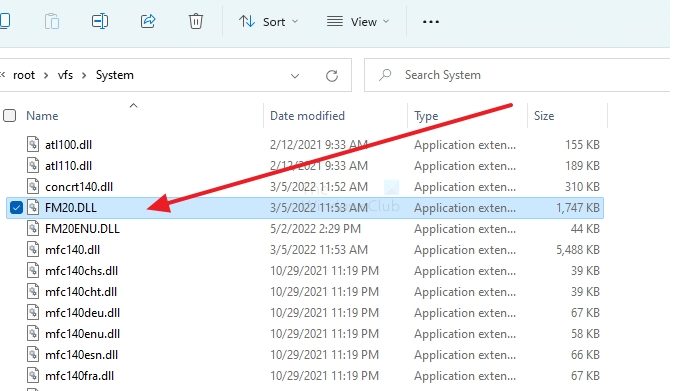 FM 20 DLL Location Windows
