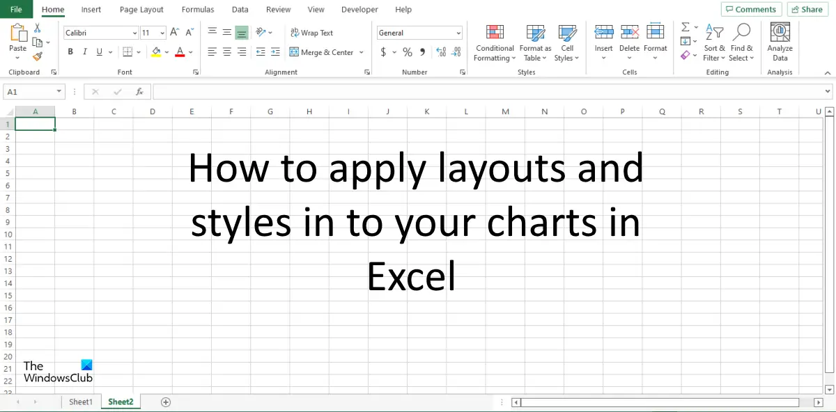 How to change Layout and Chart Style in Excel - 66