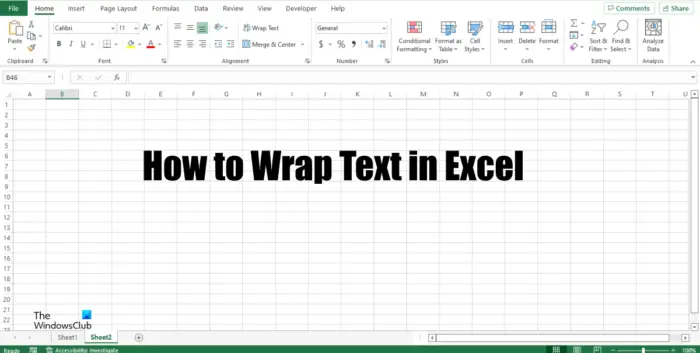 Featured image (How to wrap text in Excel)