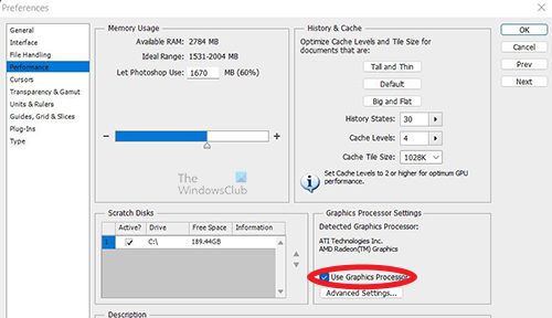  Fix-Common-Photoshop-Crash-Issues-in-7-Simple-Steps-Uncheck-Use-Graphic-Processor