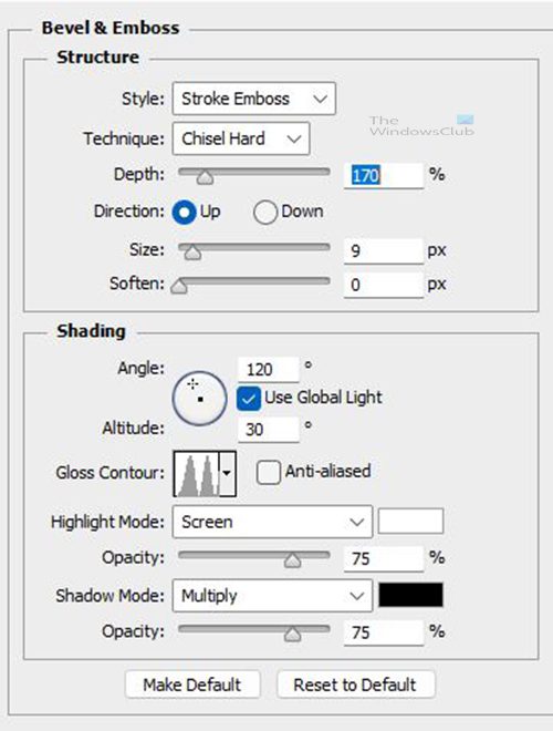 How-to-Create-Gold-Text-Effect-in-Photoshop-Original-Text-With-troke-All-Beven-and-Emboss-Settings