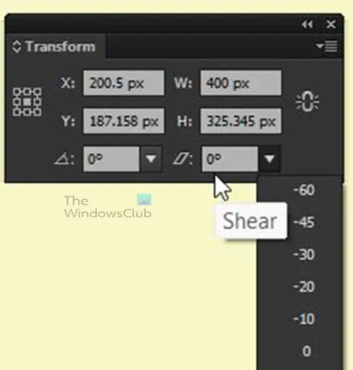  How-to-Rotate-Guides-in-Illustrator-and-Photoshop-Illustrator-Transform-Window-Choose-Shear