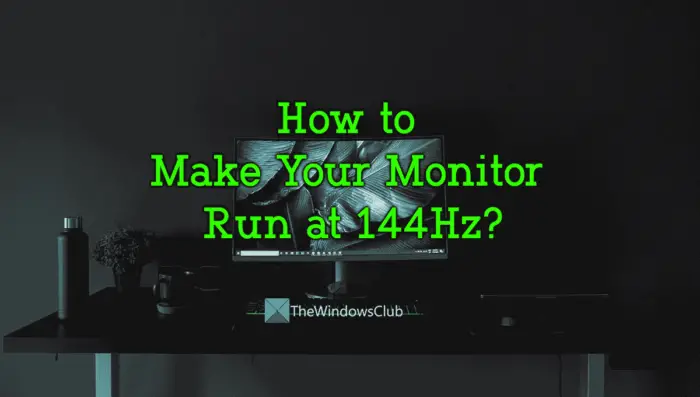 How to make your Monitor run at 144Hz - 66