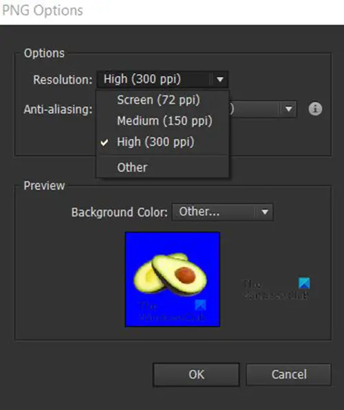 How-to-remove-Image-Background-in-Illustrator-PNG-Option-Resolution