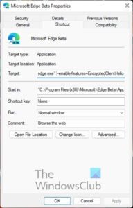 Enable Encrypted Client Hello in Microsoft Edge to improve privacy