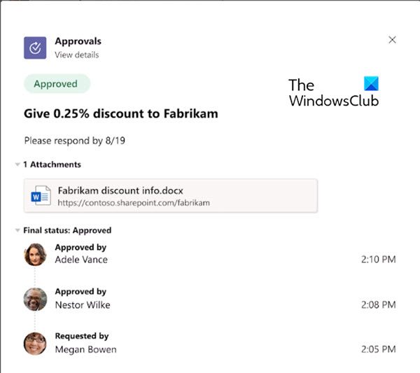 Microsoft Teams Approvals