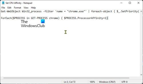 How to limit CPU usage for a process in Windows 11/10