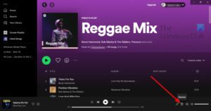 How to clear the queue in Spotify for Windows and Mobile